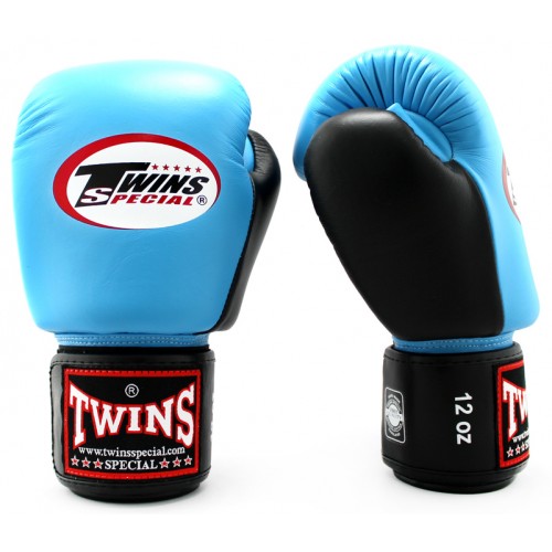 Боксерские перчатки Twins Special (BGVL-3T light blue - black)